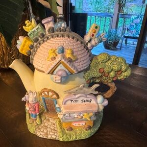 Porcelain Toy shop tea pot -rite aid corp